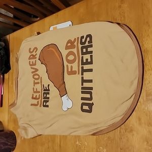 Pet thanksgiving tee shirt xl